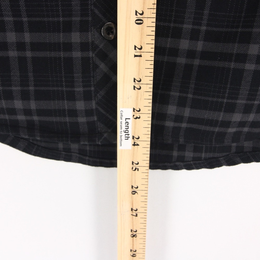 Klim Upland Flannel Shirt Womens M Black Plaid Long Sleeve Button Up Outdoor - Picture 5 of 10